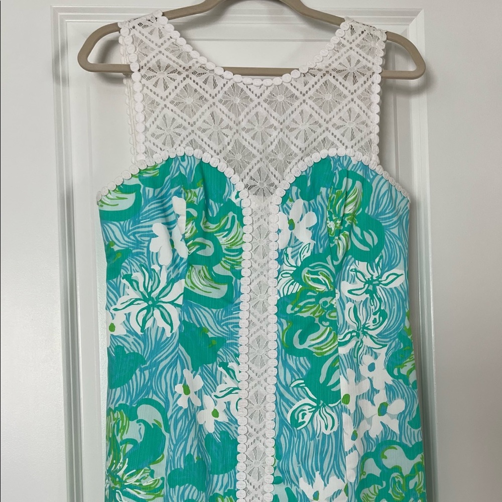 Lilly Pulitzer Sofia shift dress - wave rider print – size 6